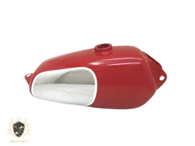 FIT FOR HUSQVARNA 1974 CR 250 WR 250 MAG NEW REPRO RED PAINTED ALUMINUM TANK - Image 1 of 4