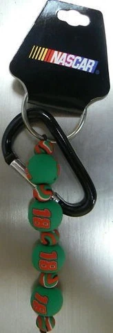 Pine Sports Nascar 18 Handmade Beaded Keychain Cover