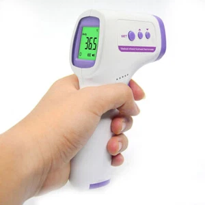 Fieberthermometer Digital Stirnthermometer kontaktlos Fiber messgerät Infrarot! - Bild 1 von 11