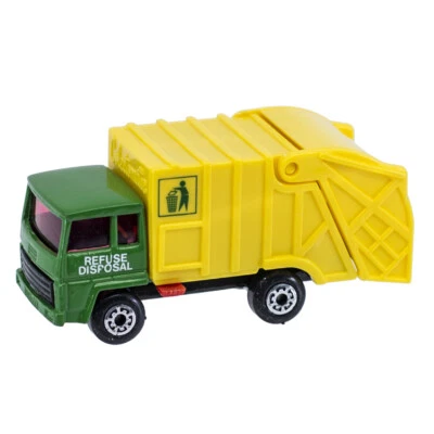 Matchbox #36 Ford Refuse Truck 1:86 Green/Yellow Colectomatic 1992 Loose - Image 1 of 3