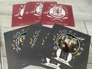 PAQUETE DE 8 TARJETAS DE NAVIDAD HARRY POTTER... TOTALMENTE NUEVAS... HOGWARTS...2 DISEÑOS... - Imagen 1 de 1