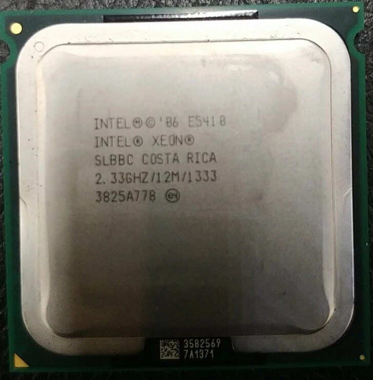 INTEL XEON SLBBC  E5410 LGA771 QUAD CORE 2.33GHz 12M 1333MHz PROCESSOR - Image 1 of 1