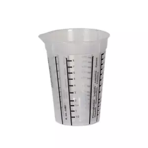 Keeeper Messbecher Mario 250ml Messkanne Mit Innenkegel Transparent/Schwarz - Bild 1 von 1