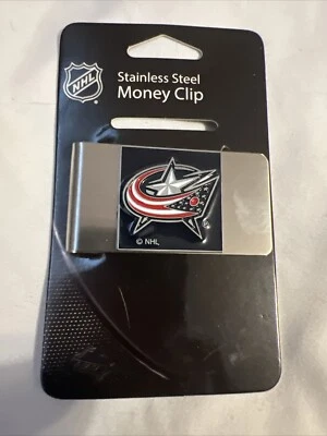 NHL columbus blue jackets Stainless Steel Money Clip - image 1 of 2