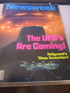 Newsweek Magazine 1977 November 21 UFO's Are Coming    FREE SHIPPING - Picture 1 of 2
