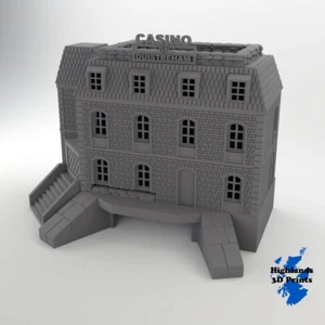 Casino de Ouistreham 15 mm 1:100 seconda guerra mondiale piano da tavolo da gioco terreno edificabile stampa 3D - Foto 1 di 7