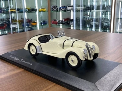 Minichamps Dealer Edition BMW 328 Roadster 1938 – White [1/18 Diecast] - Image 1 of 4