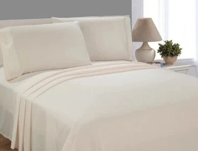 Juego de sábanas de microfibra Mainstays, completo, marfil fresco, 4 piezas ropa de cama elegante Foto 1 de 3