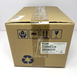MFLabel DT426B Thermal Barcode Label Printer White 4x6 eBay Amazon Etsy New - Picture 1 of 10