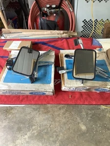 NOS 1972 Ford Truck Passenger Car Fender Mount Tow Mirrors D2AZ-17696-B - Picture 1 of 12