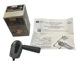 NOS Craftsman 90 Degree Angle Drill Head Fits 1/4" & 3/8" Drill 26271 - Picture 1 of 15