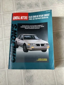 Chilton General Motors Calais Grand Am Skylark 1985-92 Repair Manual #8257 - Imagen 1 de 4