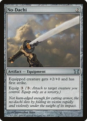 NO-DACHI - Champions of Kamigawa – MTG Magic the Gathering Card - Uncommon - Image 1 of 4