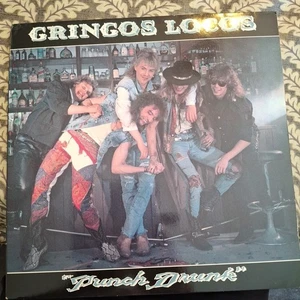 GRINGOS LOCOS "PUNCH DRUNK" GERMANY VINYL LP 1989 VG+ - Bild 1 von 6