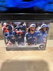 2021 Topps Now Toronto Blue Jays  Most Homeruns By Visiting Team @ Fenway - Picture 1 of 2