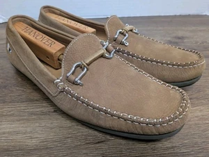 Riomar Driving Halbschuhe Herren 11,5 Hellbraun Leder Bootsschuhe Freizeit Slipper - Bild 1 von 13