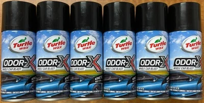 TurtleWax Odor-X Whole Car Blast Kinetic New Car Sent Freshener pacote com 6 cada 2 oz - Imagem 1 de 3