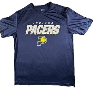 Camicia Indiana Pacers NBA manica corta taglia L BLU e ORO - Foto 1 di 11
