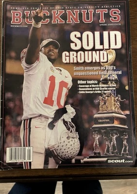 Revista Bucknuts QB Troy Smith 2006 terreno sólido Foto 1 de 4