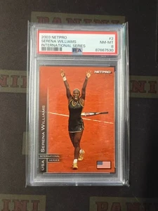 2003 NETPRO International Series Rookie Serena Williams PSA 8 - Picture 1 of 1