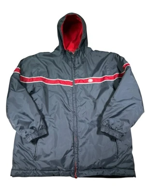 Vintage Nike Silver Tag Reversible Winter Jacket Y2K Men’s Size XL Black Red - Image 1 of 4