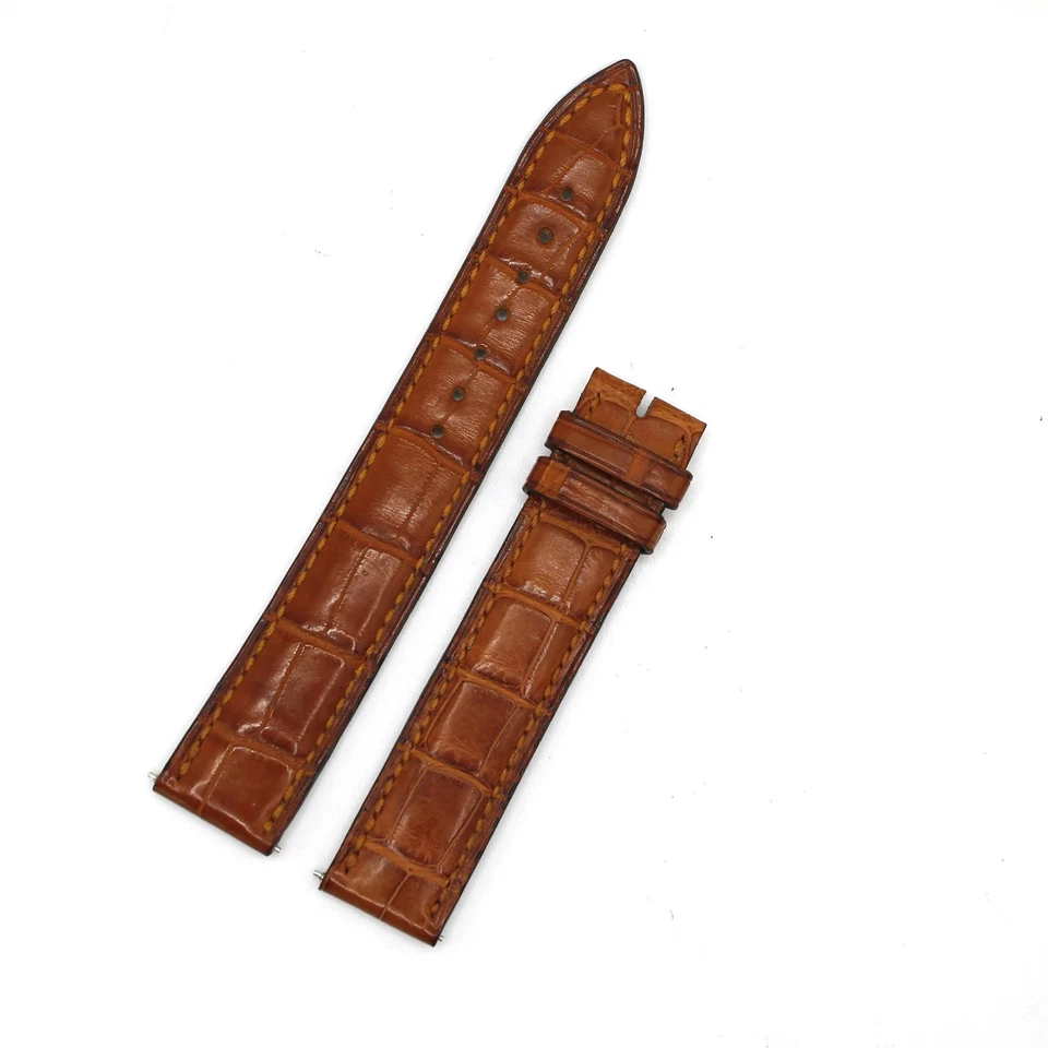 Franck Muller Cognac Brown 16mm x 16mm Leather Watch Band Strap - Image 1 of 2