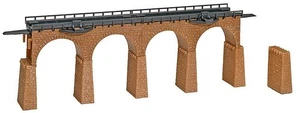 Faller N Scale Building/Structure Kit Two Straight Viaduct Stone Bridges - Picture 1 of 1