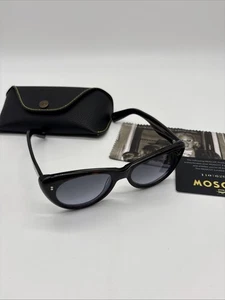MOSCOT Sun NYC Cat Eye Sunglasses Model STATEN Tortoise Col. Sapphire 50-19-145 - Picture 1 of 14