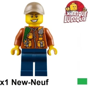 Lego Figur Minifigur City Dschungel Entdecker Entdecker Seil Radio Mütze HOL109 - Picture 1 of 1