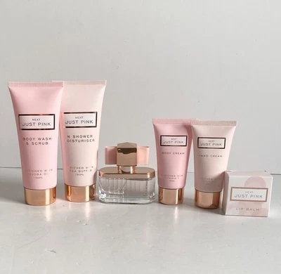 NEXT JUST PINK EDP (30ML) FRAGRANCE SPRAY & 5 BODY CARE ITEMS *NEW - LOOSE ITEMS - Image 1 of 4