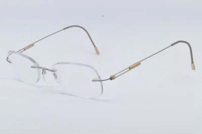 Silhouette Eyeglasses 7534 10 6086 Light Brown Gold, Size 46-19-140 - Image 1 of 4