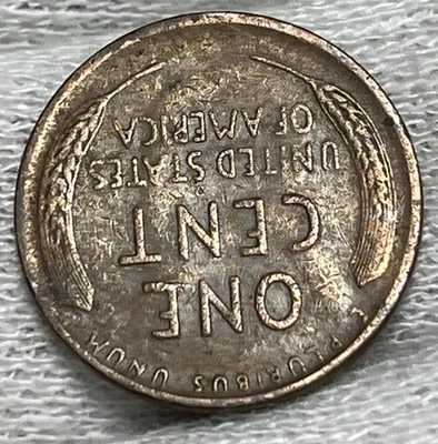 1947S Lincoln Wheat Penny Errors  Die Clash Reverse Lincoln's Bust - Image 1 of 4