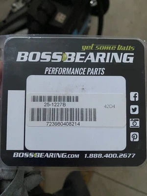 Boss Bearing Wheel Bearing Kit 25-1227 For Yamaha TW200 Trailway 87-18 - Image 1 of 2