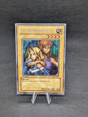 Yu-Gi-Oh Elfenzwillinge Gemini Elf LON-G000 Secret Rare Deutsch Vintage - Bild 1 von 4