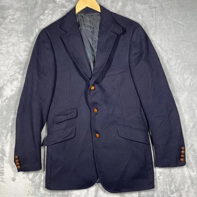 Vintage Chaps by Ralph Lauren Scottish Camel Hair Sport Coat Blazer Men 38R USA - Image 1 of 4