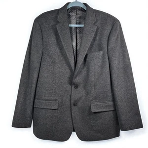 Lauren Ralph Lauren Black Label Gray Wool Cashmere Silk Blazer Jacket Mens 43R - Picture 1 of 11