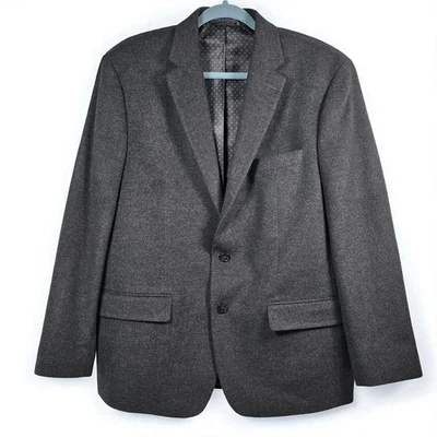 Lauren Ralph Lauren Black Label Gray Wool Cashmere Silk Blazer Jacket Mens 43R - Image 1 of 4