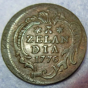 Offcenter Mint error ! 1776 Magic Date Independence Colonial New York Penny Zeel - Picture 1 of 4