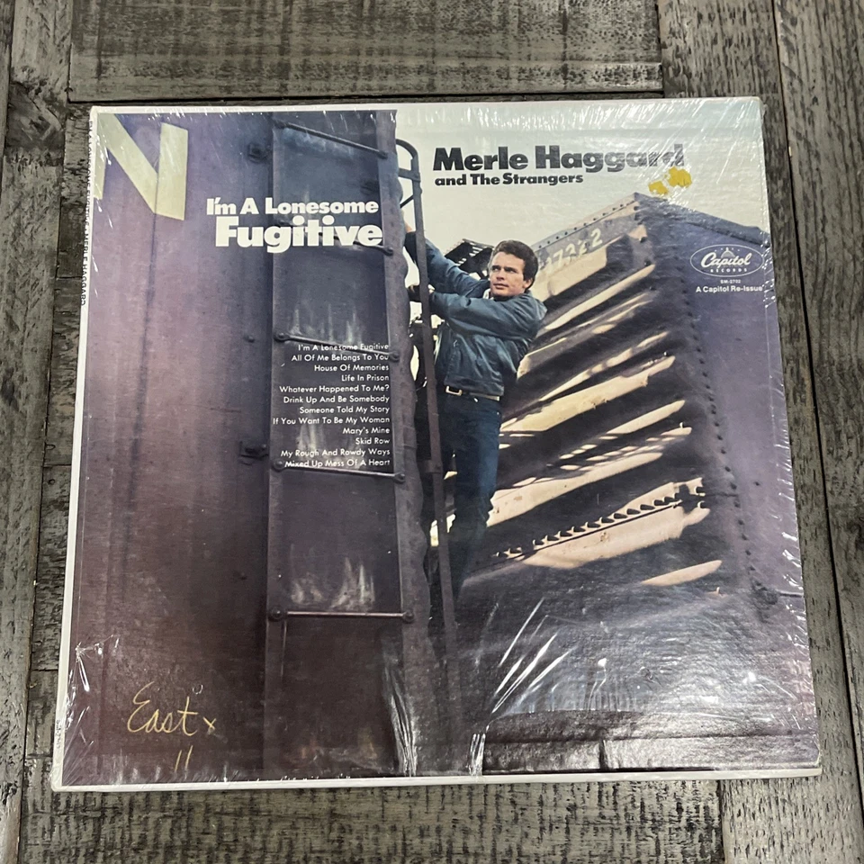 NEW Merle Haggard & The Strangers I’m A Lonesome Fugitive  LP Capitol ST2702  - Image 1 of 4