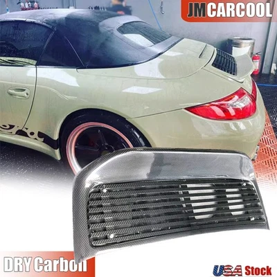 Tapa de maletero de fibra de carbono real alerón labio de ala para Porsche 997 911 Carrera 05-2012 Foto 1 de 4