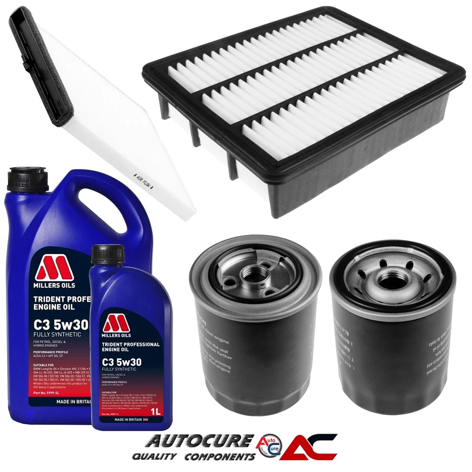 KIT DE SERVICIO FILTRO COMPLETO PARA MAZDA 6 D SPORT 2.2 DIÉSEL 2012-2019 Y ACEITE 6L 5W-30 Foto 1 de 1