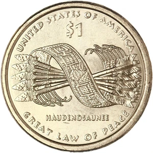2010 D Sacagawea Native American Dollar Münze Stempelglanz aus US Mint Set - Bild 1 von 2