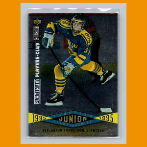 Per Anton Lundstrom #346 1995-96 Collectors Choice Players Club Platinum Suecia - Imagen 1 de 3