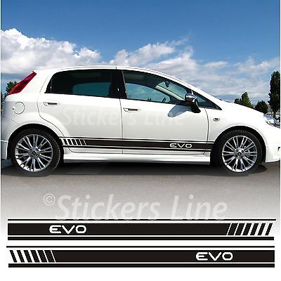 Adesivi Fiat Grande Punto EVO Fasce Adesive Punto Evo Strisce + SPATOLA OMAGGIO • 27.90€