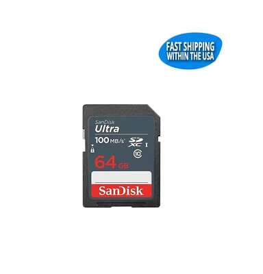 64GB Sandisk Ultra SD cards for Camera / Trail Camera / Computers - Image 1 of 4