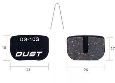 PAIR OF BRAKE PADS X SCOOTER MINI MOTORCYCLE, MINI QUAD, MINI CROSS