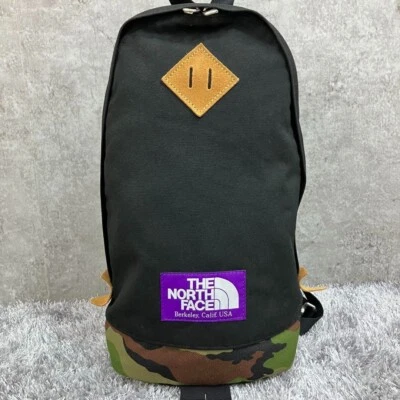 THE NORTH FACE PURPLE LABEL Hombre Un Hombro Camuflaje Body Bag USADO Foto 1 de 4