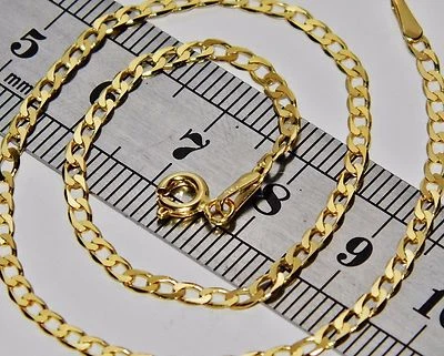 PULSERA TOBILLERA/TOBILLO ORO AMARILLO 9CT 10,5 PULGADAS - SELLO REINO UNIDO Foto 1 de 4