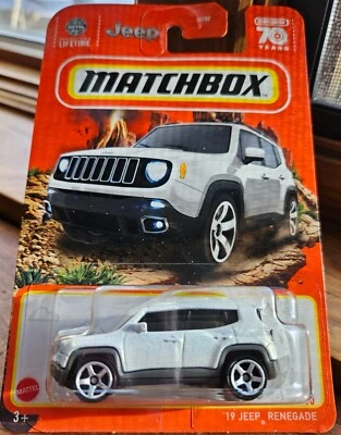 Matchbox~'19 JEEP RENEGADE~White 40/100~New!! - Image 1 of 4
