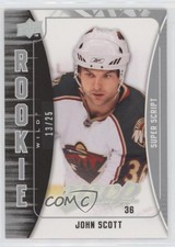 2009-10 Upper Deck MVP Super Script /25 John Scott #335 Rookie RC